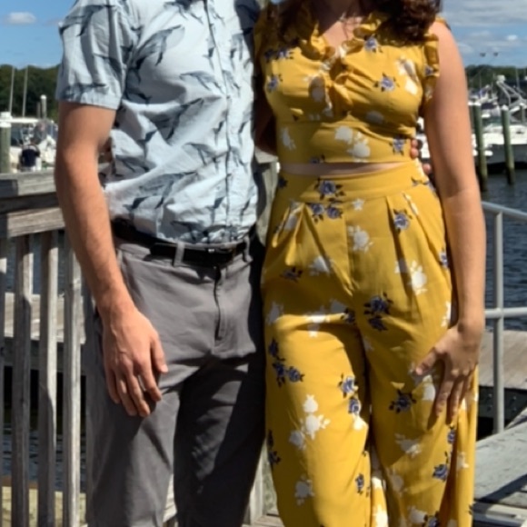 Matching Yellow Set Pants and Blouse - Picture 7 of 12